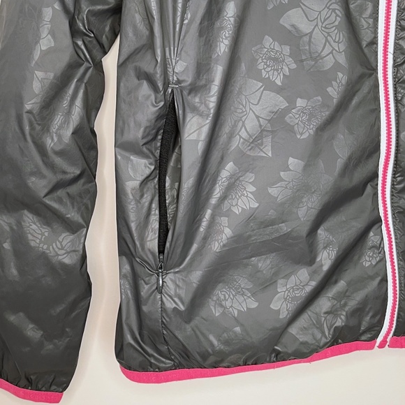 Windbreaker – Charcoal Gray with Pink Trim - Picture 11 of 15